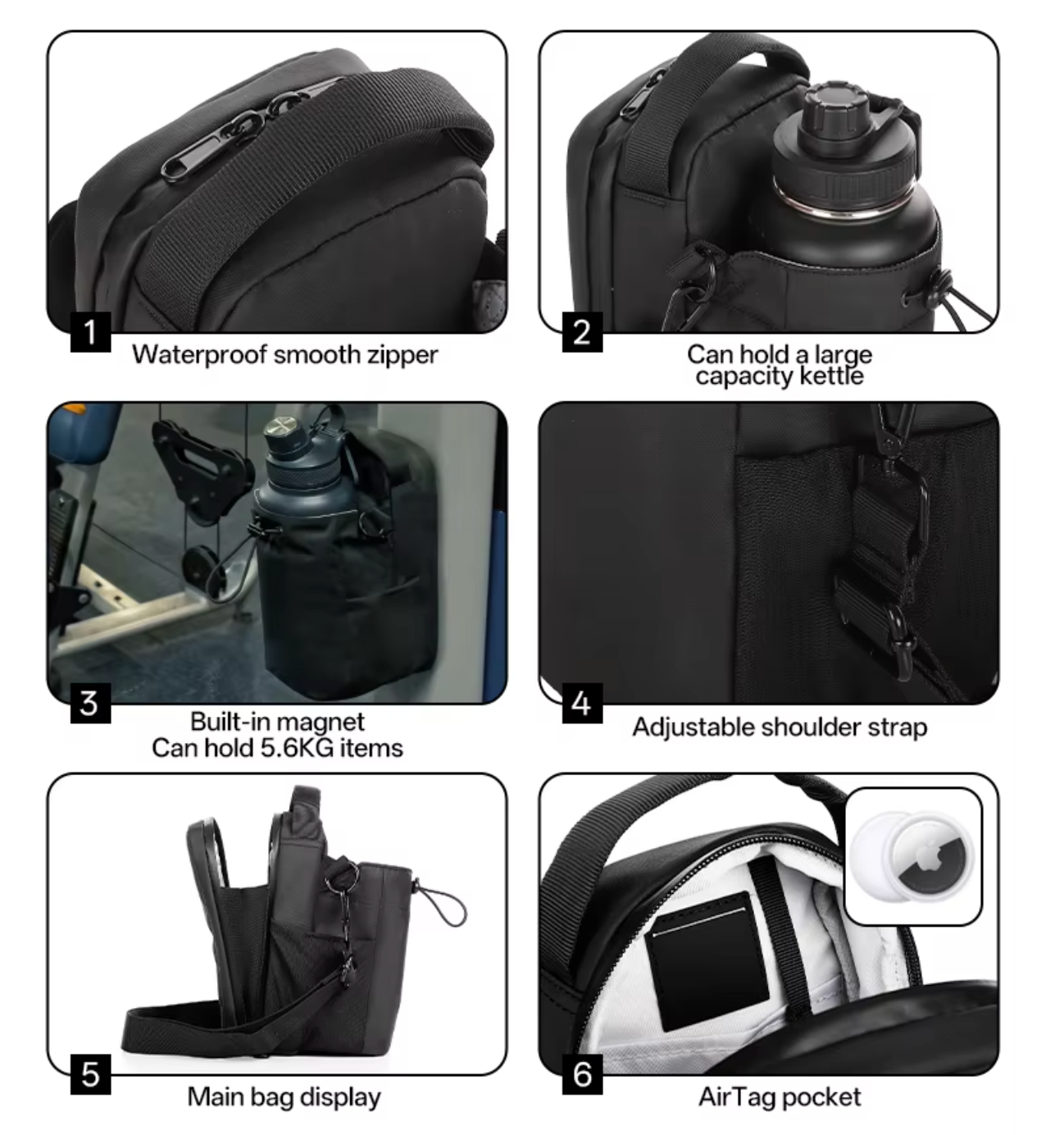 Magnetic Sports Shoulder Bag