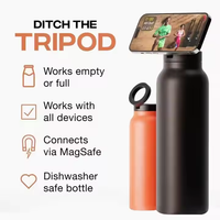 Magnetic Phone Holder Stand Vacuum Flask